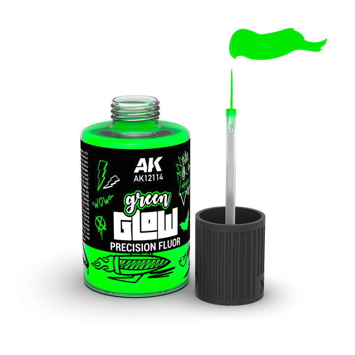 Green Glow Precision Fluor (AK Interactive) (AK12114)