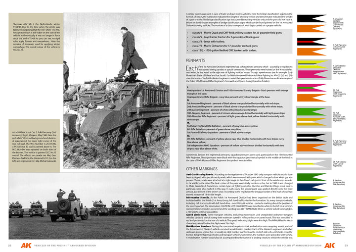Vehicles Of The Polish 1st Armoured Division – Camouflage Profile Guide (AK Interactive) (AK130010)