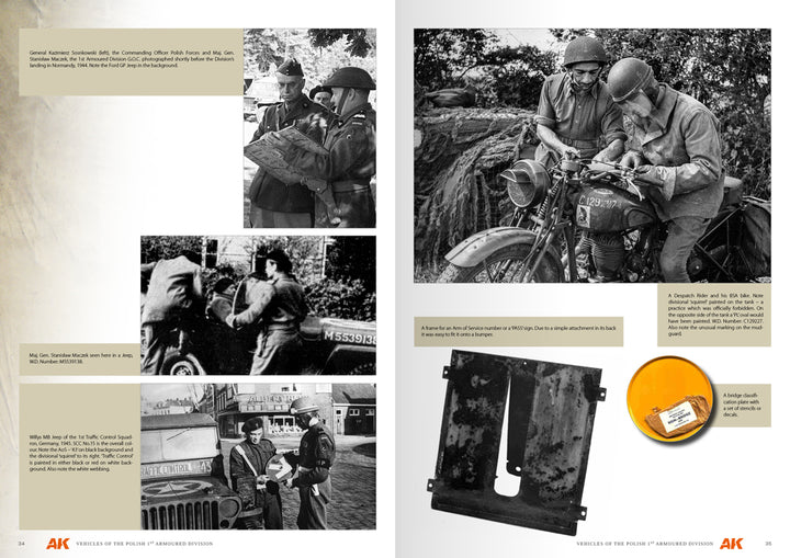 Vehicles Of The Polish 1st Armoured Division – Camouflage Profile Guide (AK Interactive) (AK130010)