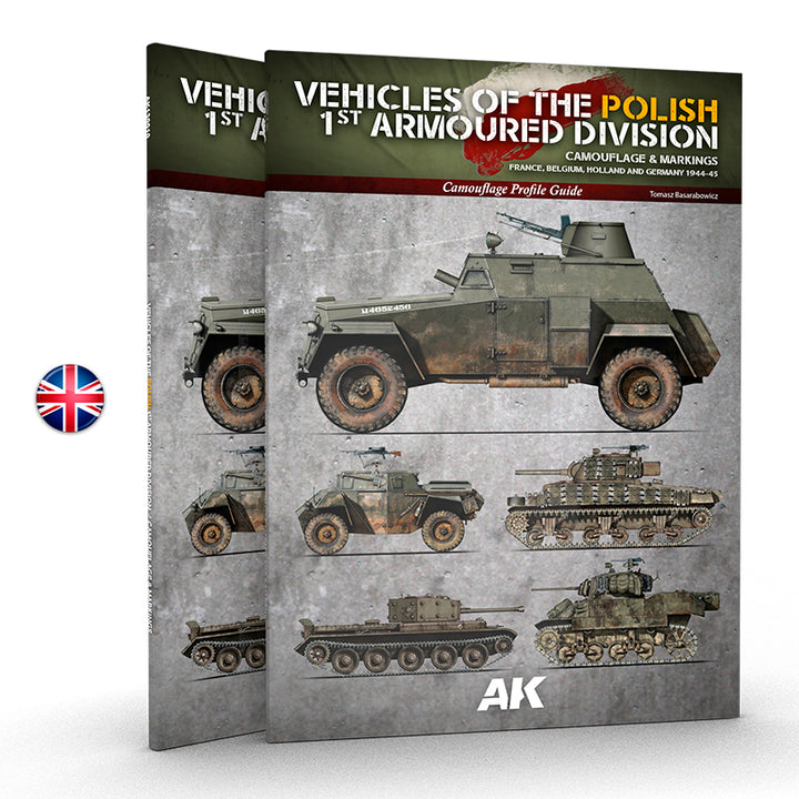 Vehicles Of The Polish 1st Armoured Division – Camouflage Profile Guide (AK Interactive) (AK130010)