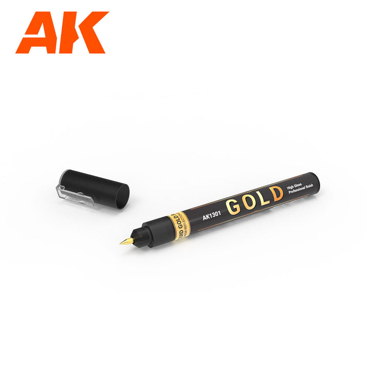 Metallic Markers – 4 Units Set (AK Interactive) (AK1300)