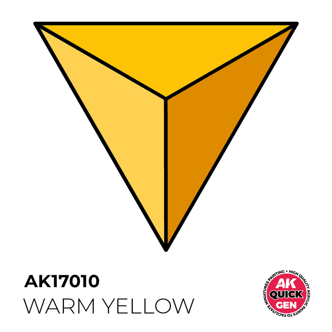 Warm Yellow - Quick Gen Color (AK Interactive) (AK17010)