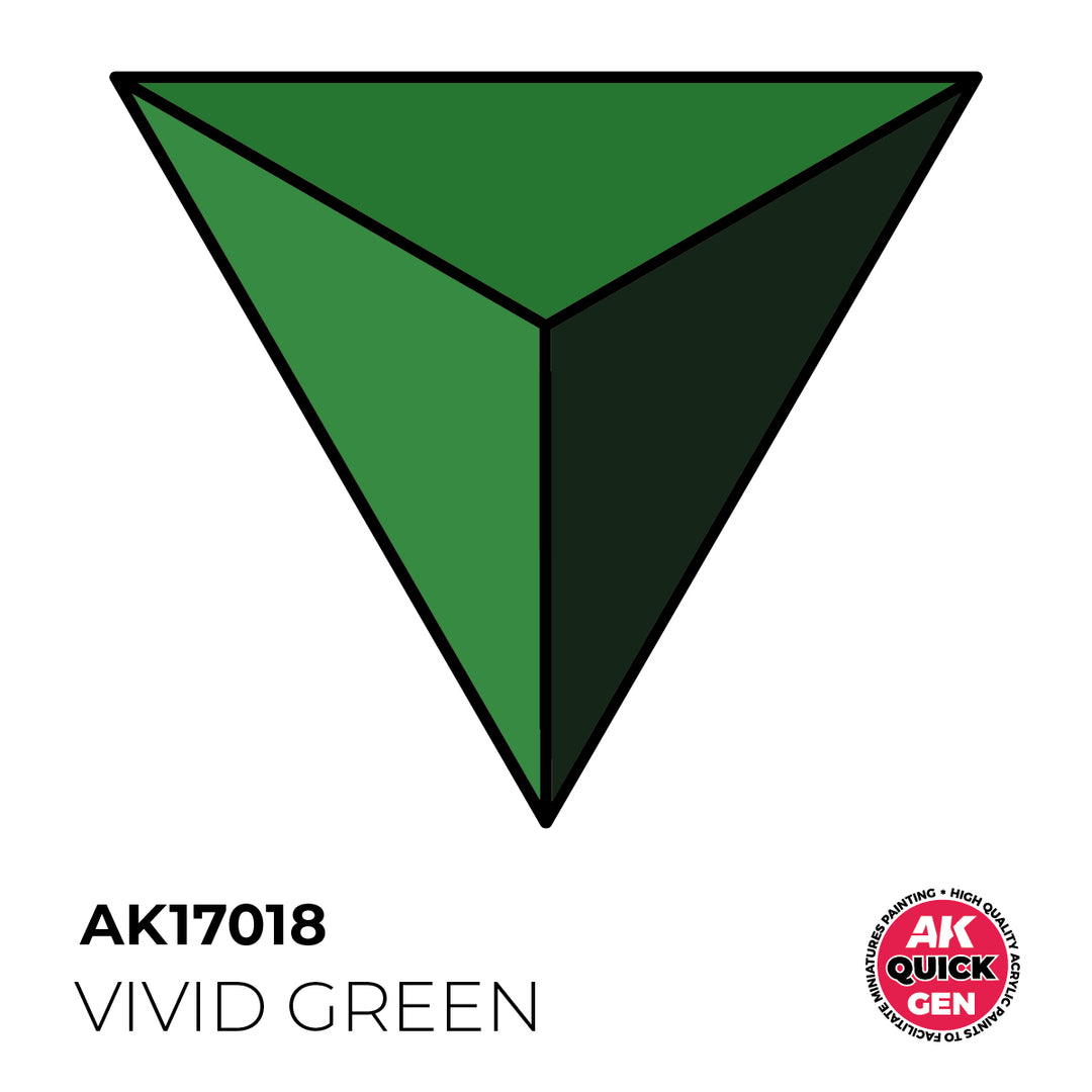 Vivid Green – Quick Gen Color (AK Interactive) (AK17018)
