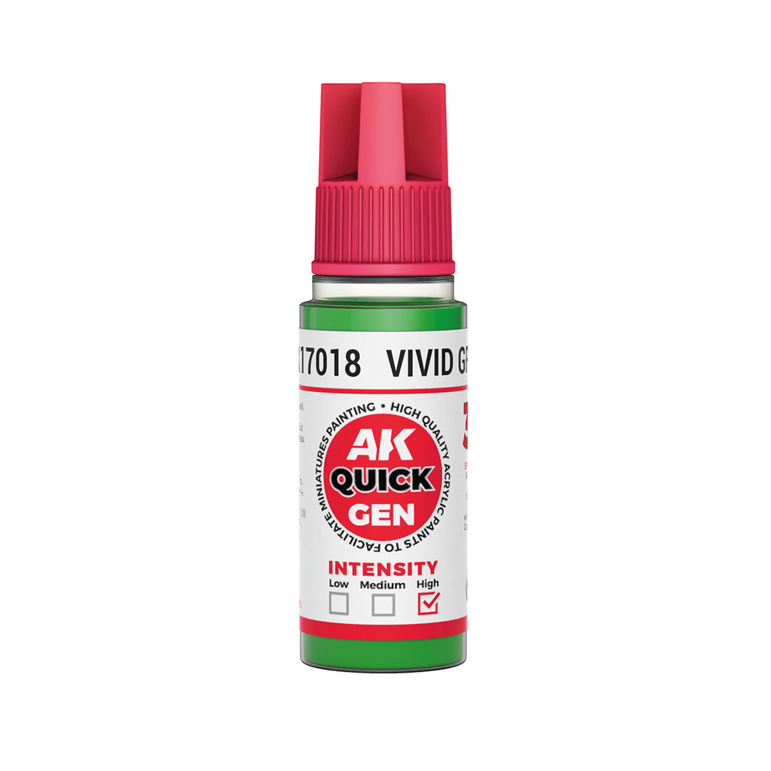 Vivid Green – Quick Gen Color (AK Interactive) (AK17018)