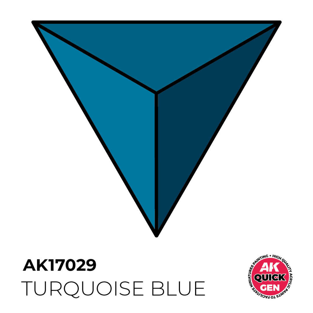 Turquoise Blue – Quick Gen Color (AK Interactive) (AK17029)