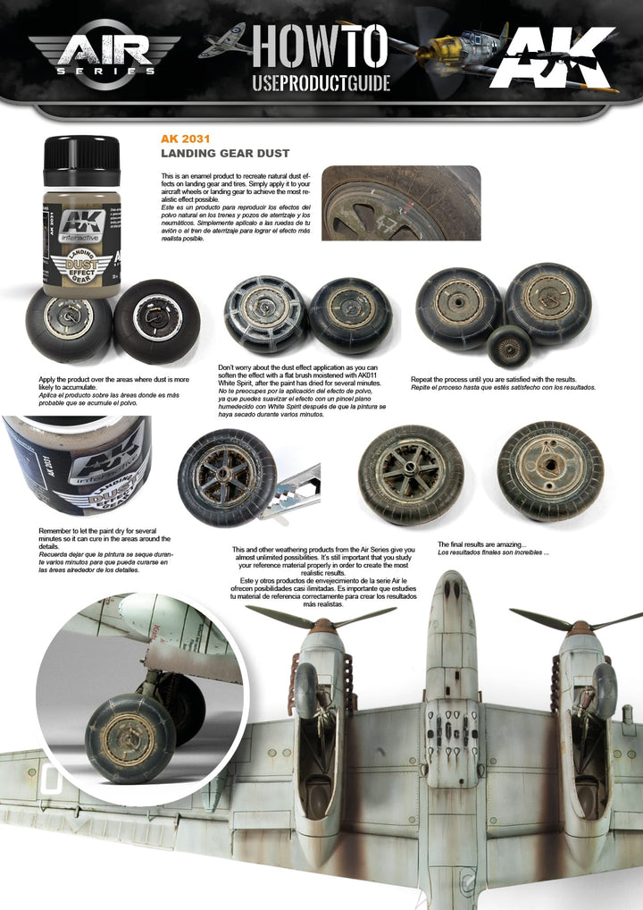 Enamel: Landing Gear Dust Effect (AK Interactive) (AK2031)
