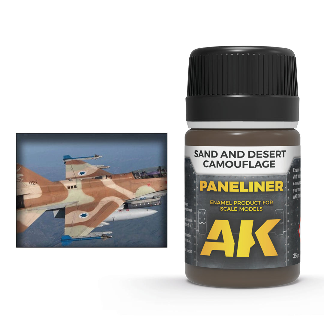 Paneliner: Sand and Desert Camouflage (AK Interactive) (AK2073)