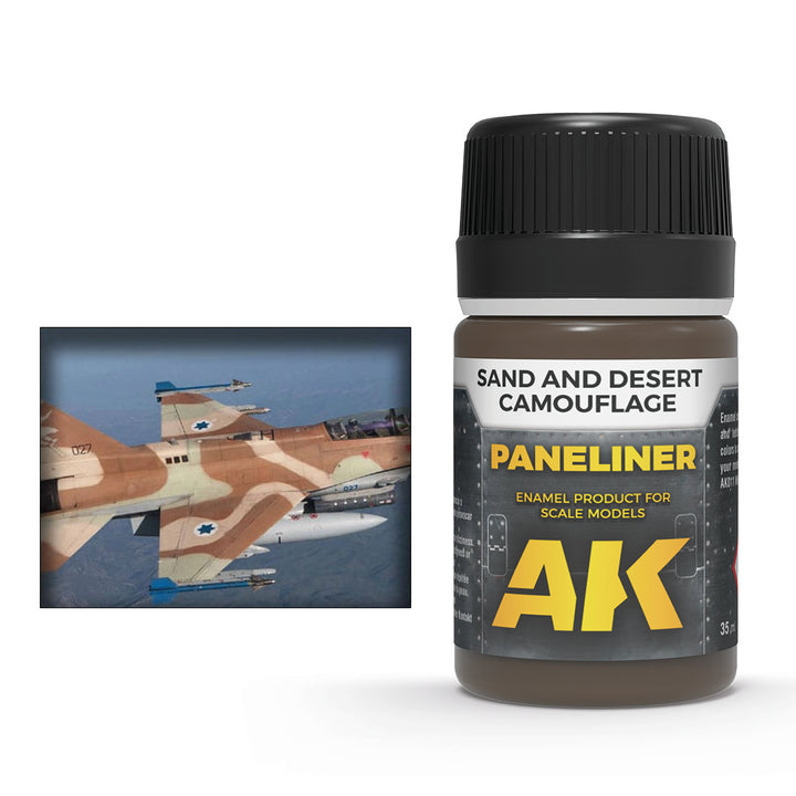 Paneliner: Sand and Desert Camouflage (AK Interactive) (AK2073)