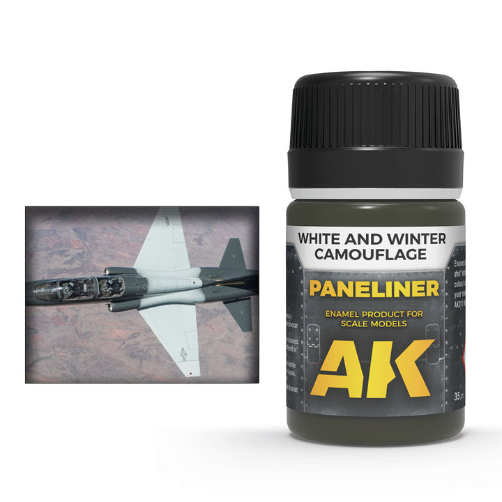 Paneliner: White and Winter Camouflage (AK Interactive) (AK2074)