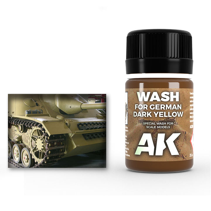 Wash: for German Dark Yellow (AK Interactive) (AK300)