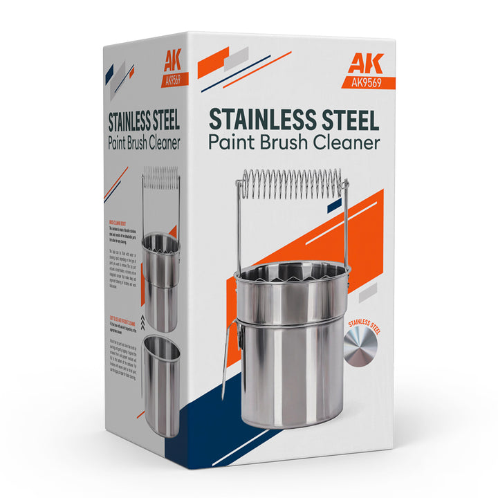 Stainless Steel Paint Brush Cleaner (AK Interactive) (AK9569)