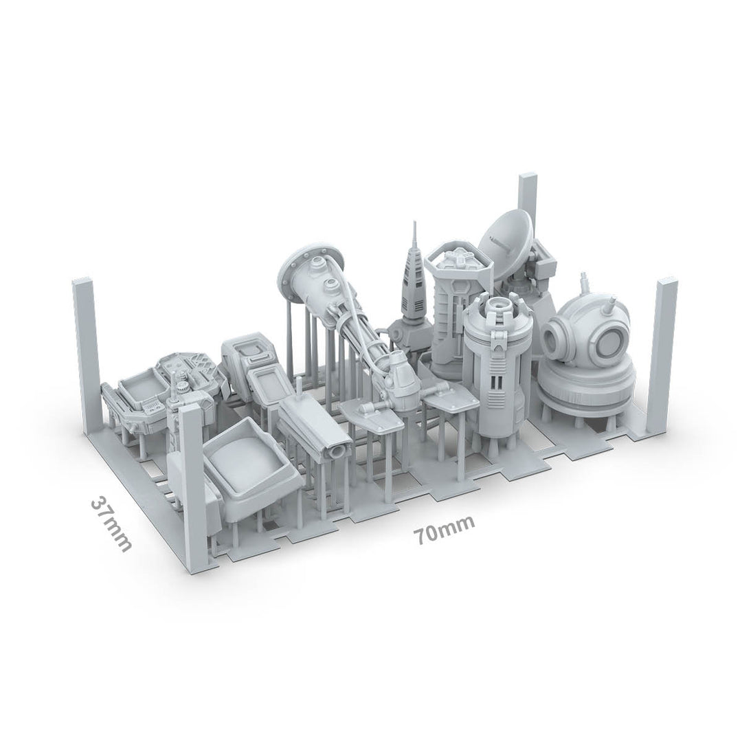 Sci-fi Props – AK Basing Bits (AK Interactive) (AKBIT0053)