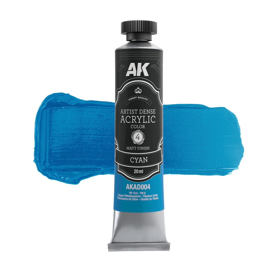 Blue Color Set – Artistic Dense Acrylic Color (AK Interactive) (AKAD108)