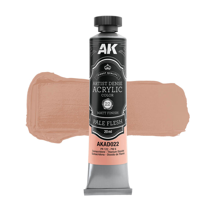 Flesh Color Set – Artistic Dense Acrylic Color (AK Interactive) (AKAD105)