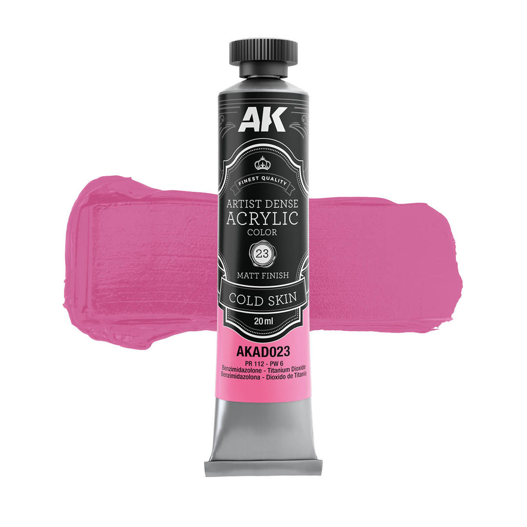 Flesh Color Set – Artistic Dense Acrylic Color (AK Interactive) (AKAD105)