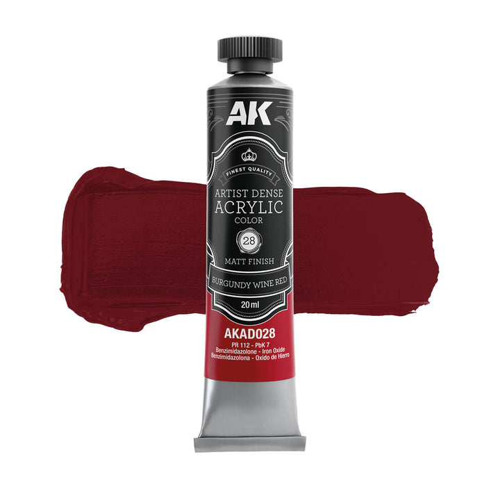 Red Color Set – Artistic Dense Acrylic Color (AK Interactive) (AKAD107)