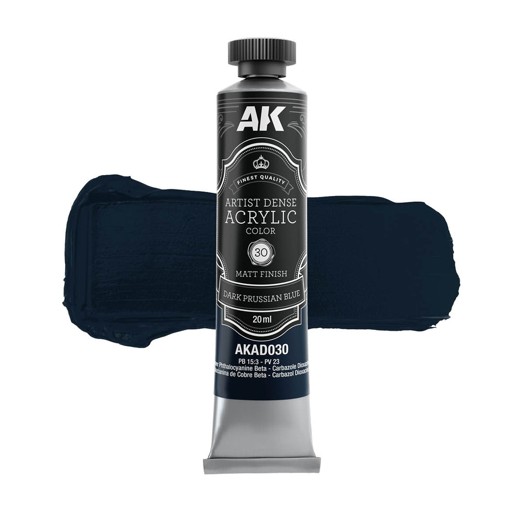 Blue Color Set – Artistic Dense Acrylic Color (AK Interactive) (AKAD108)