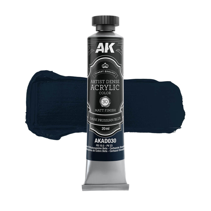 Blue Color Set – Artistic Dense Acrylic Color (AK Interactive) (AKAD108)