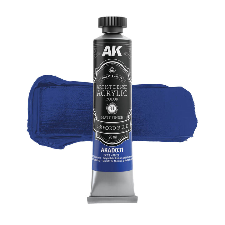 Blue Color Set – Artistic Dense Acrylic Color (AK Interactive) (AKAD108)