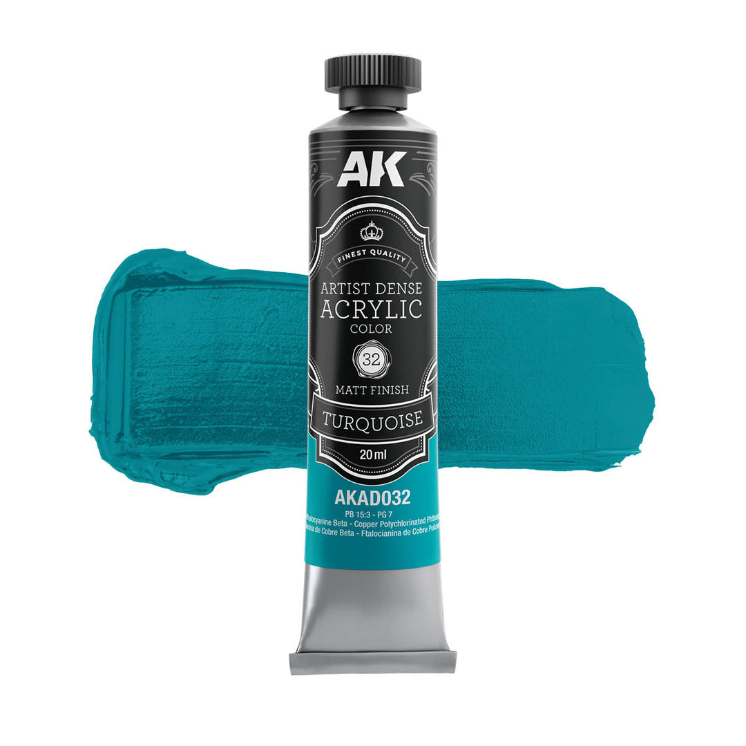 Blue Color Set – Artistic Dense Acrylic Color (AK Interactive) (AKAD108)