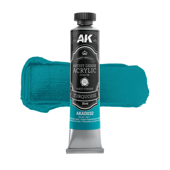 Blue Color Set – Artistic Dense Acrylic Color (AK Interactive) (AKAD108)