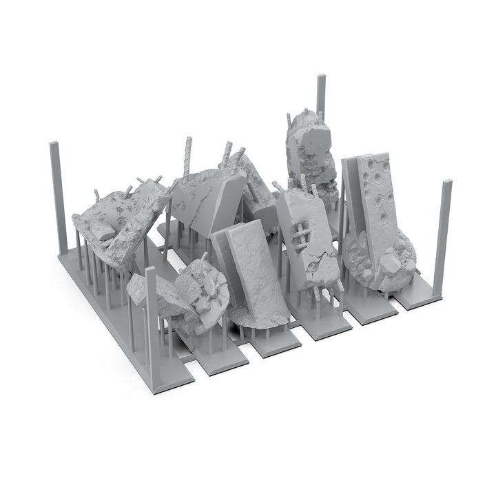 Concrete Ruins – AK Basing Bits (AK Interactive) (AKBIT0023)