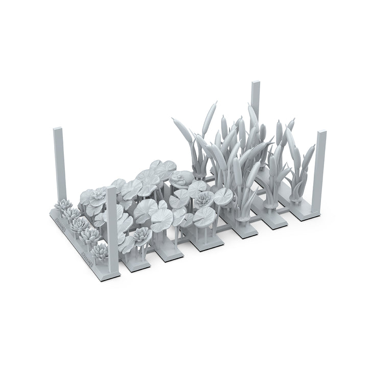 Water Lilies & Cattails – AK Basing Bits (AK Interactive) (AKBIT0024)