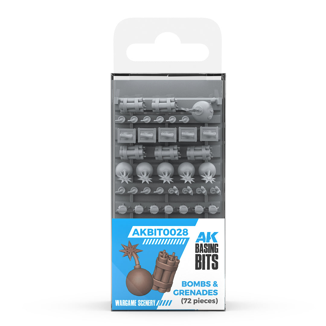 Bombs & Grenades – AK Basing Bits (AK Interactive) (AKBIT0028)