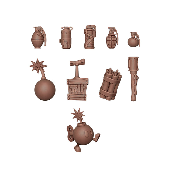 Bombs & Grenades – AK Basing Bits (AK Interactive) (AKBIT0028)