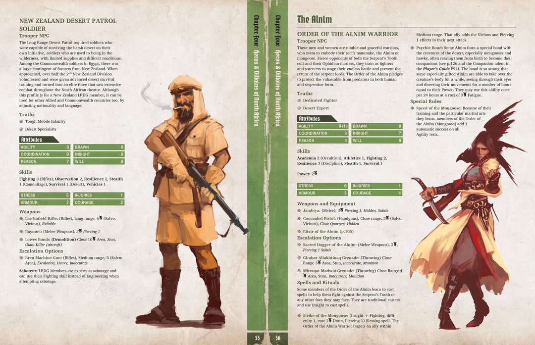 Achtung! Cthulhu 2d20: The Serpent and the Sands