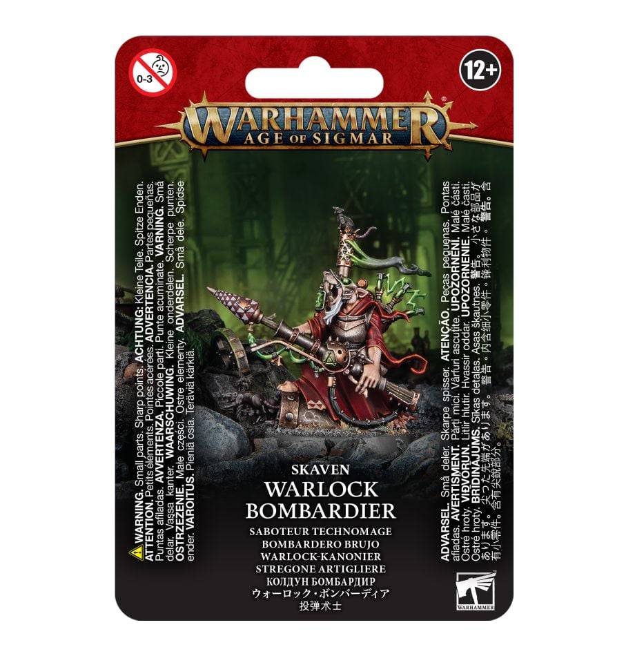 Age of Sigmar: Skaven Warlock Bombardier