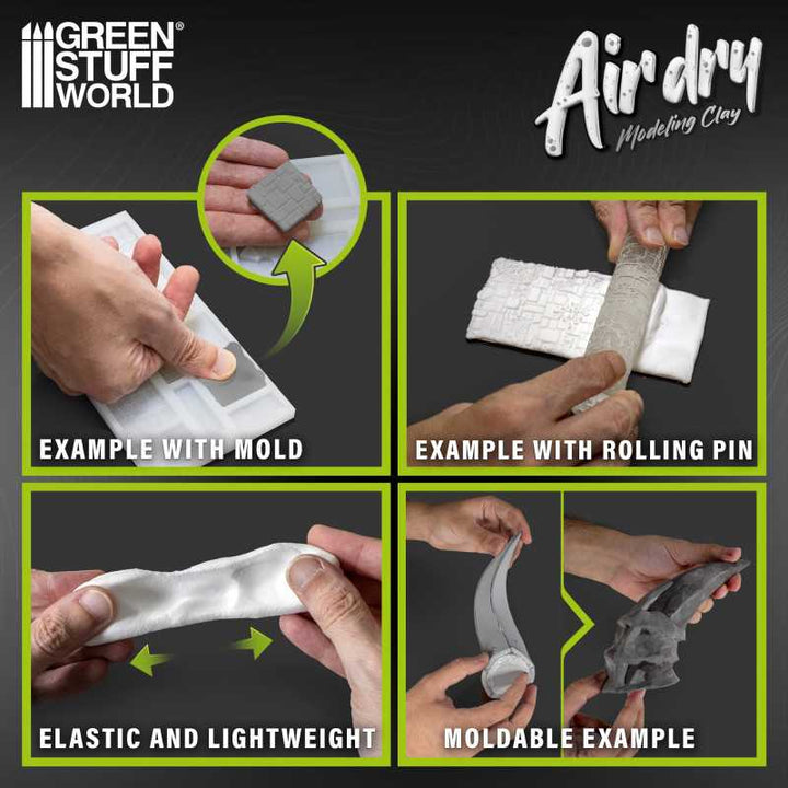Air Dry Foam Clay 250gr. - Black (Green Stuff World)