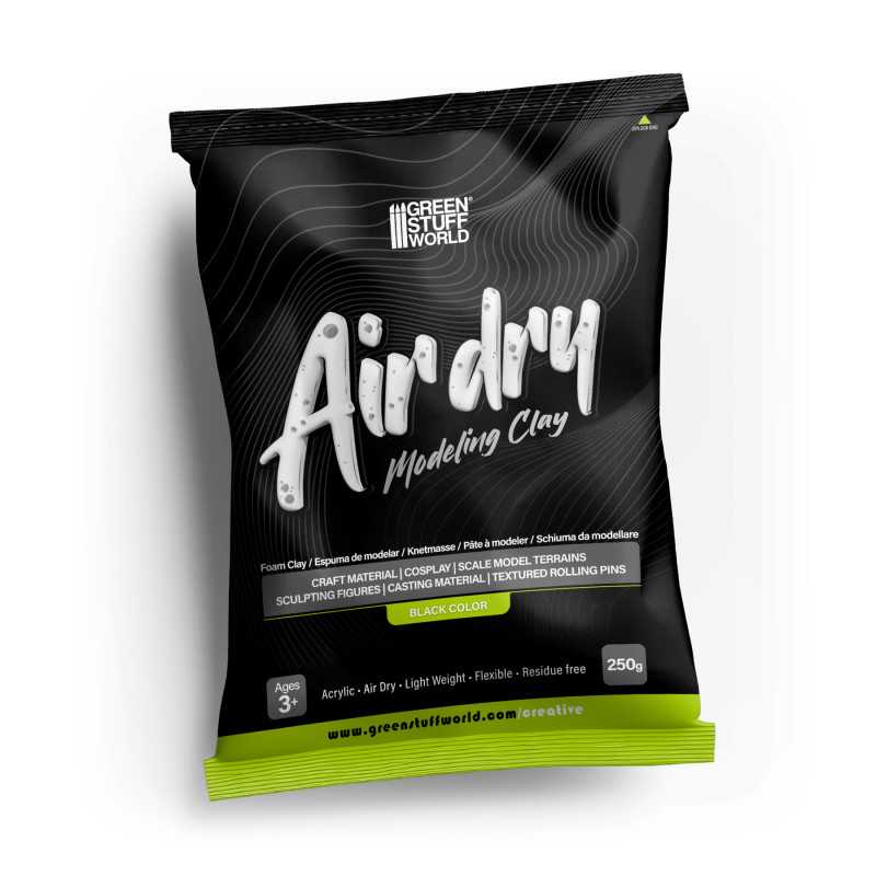 Air Dry Foam Clay 250gr. - Black (Green Stuff World)