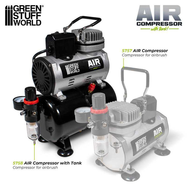 Airbrush Compressor with Tank (Green Stuff World)