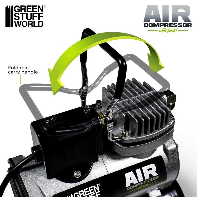 Airbrush Compressor with Tank (Green Stuff World)