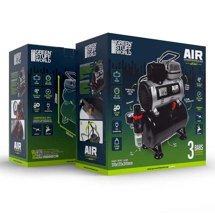 Airbrush Compressor with Tank (Green Stuff World)
