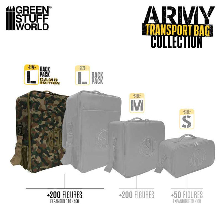 Army Transport Backpack - Camouflage Edition (Green Stuff World)