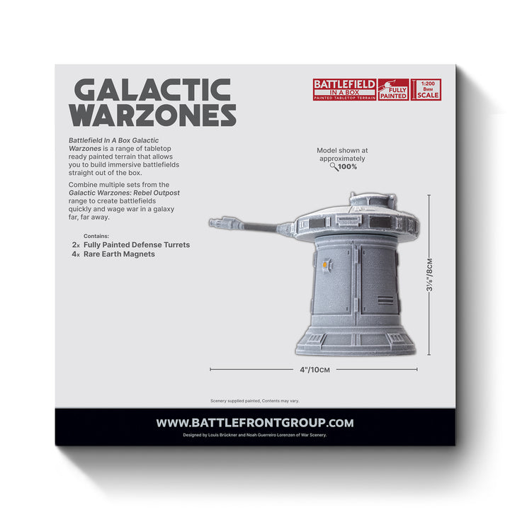 Galactic Warzones: Rebel Outpost Defense Turrets (BB741)