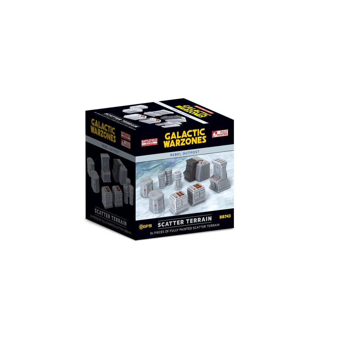 Galactic Warzones: Rebel Outpost Scatter Terrain (BB743)