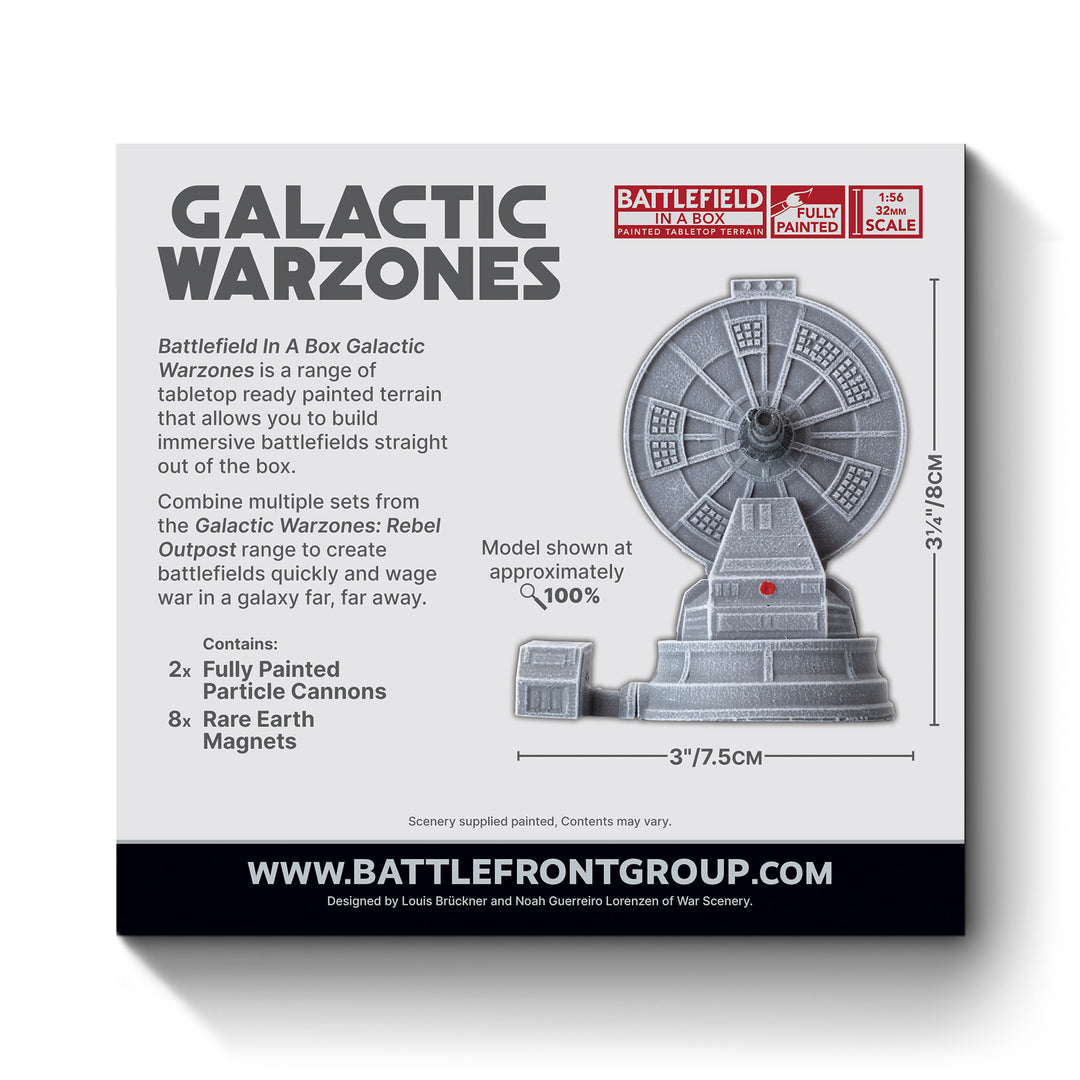Galactic Warzones: Rebel Outpost - Particle Cannons (BB747)