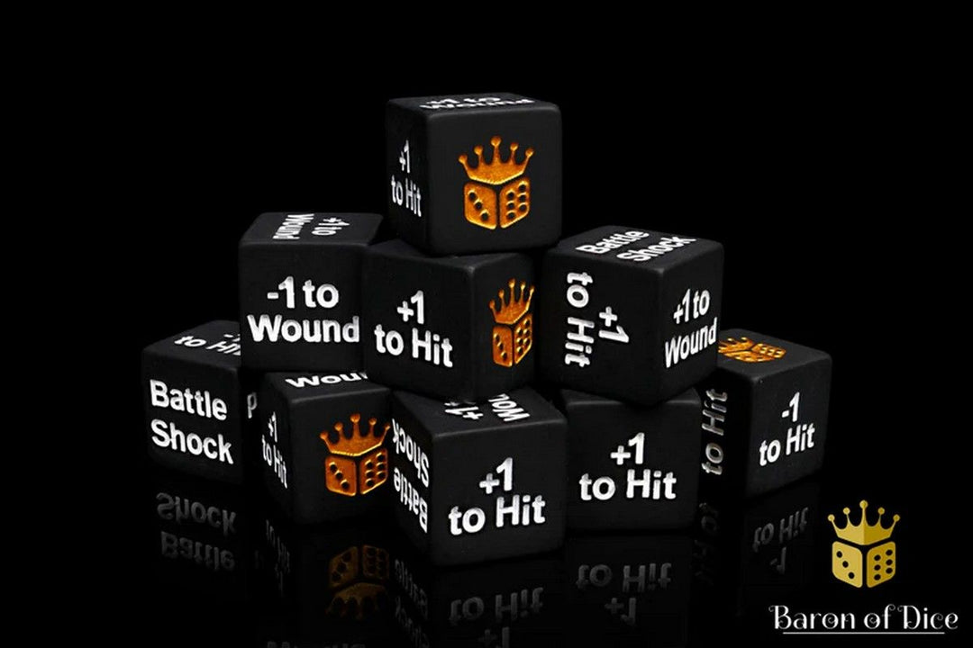 Battleshock and Counter Dice Set - Baron of Dice