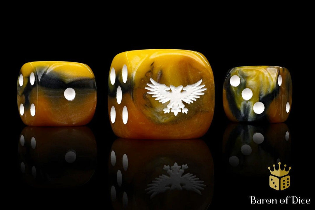 Inquisition Gold Dice Set (Round) - Baron of Dice