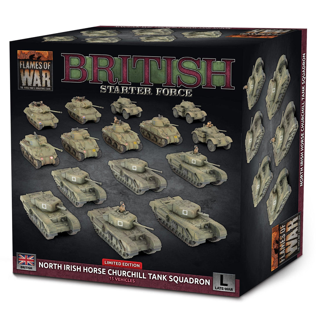 Flames of War: British Army Deal - North Irish Horse Churchill Tank Squadron (BRAB20)