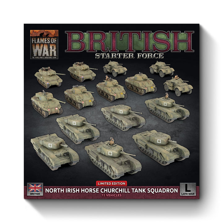 Flames of War: British Army Deal - North Irish Horse Churchill Tank Squadron (BRAB20)