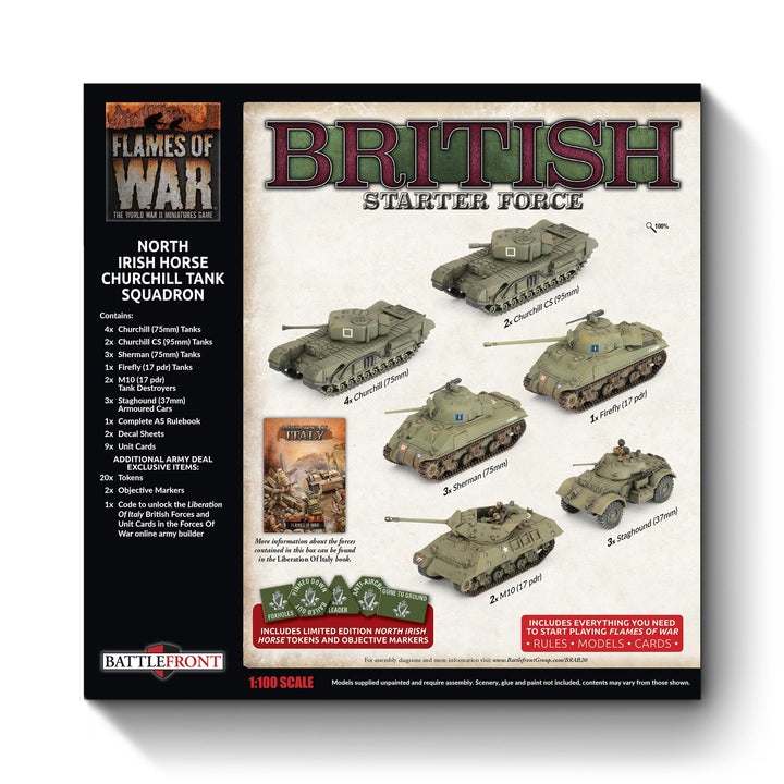 Flames of War: British Army Deal - North Irish Horse Churchill Tank Squadron (BRAB20)