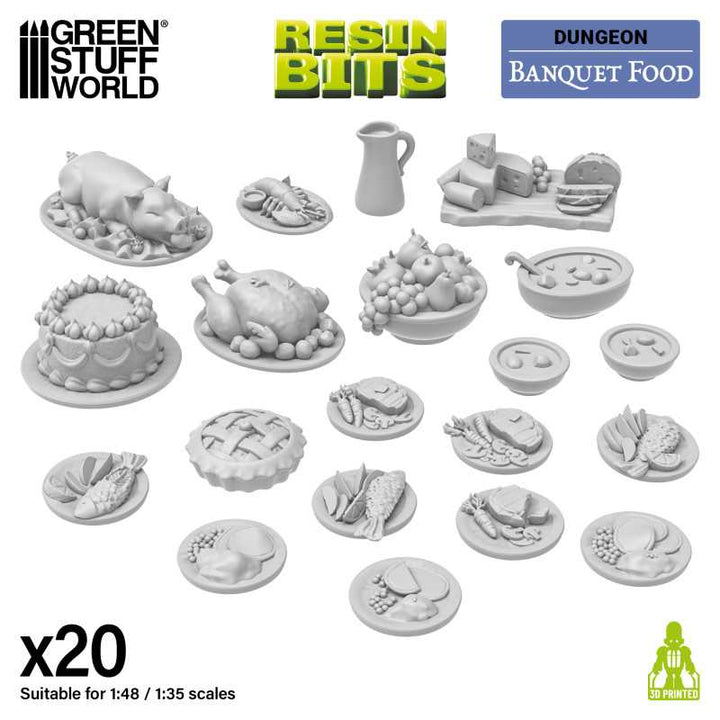 Banquet Food 1:48-1:35 (Green Stuff World)