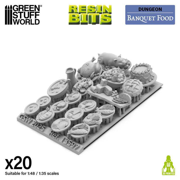 Banquet Food 1:48-1:35 (Green Stuff World)