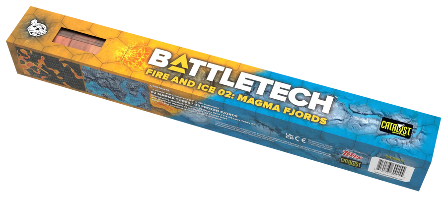 BattleTech: BattleMat Fire and Ice 02 - Magma Fjords