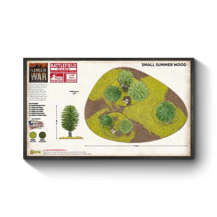 Battlefield in a Box: Essentials - Small Summer Wood (BB735)
