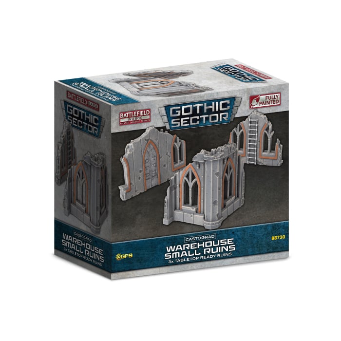 Battlefield in a Box: Gothic Sector - Castograd Warehouse Small Ruins (BB730)